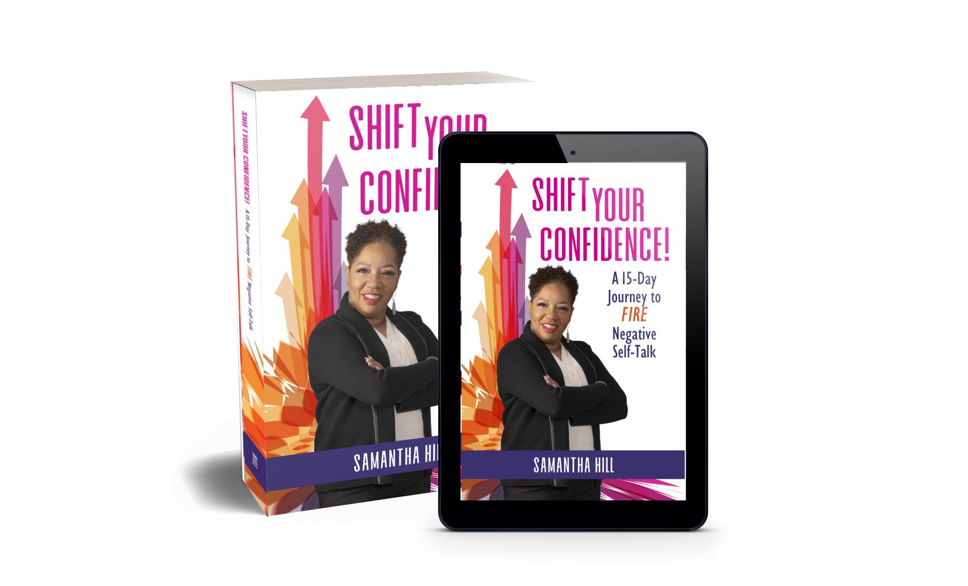 Shift Your Confidence book and ebook mockup